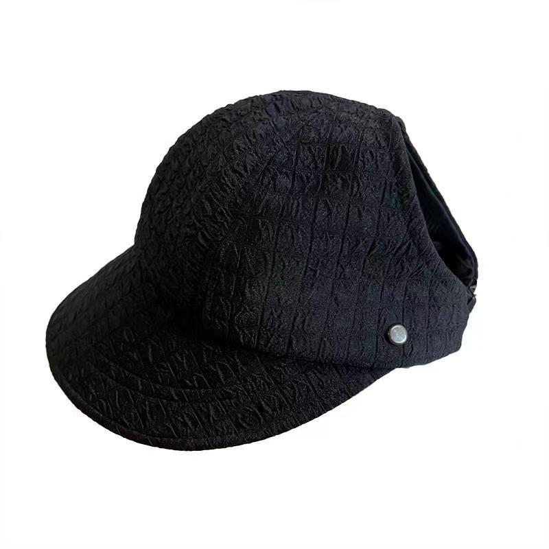 New Zhao Ruth sunshade sunscreen hat big head circumference hat women can tie ponytail versatile breathable empty top hat