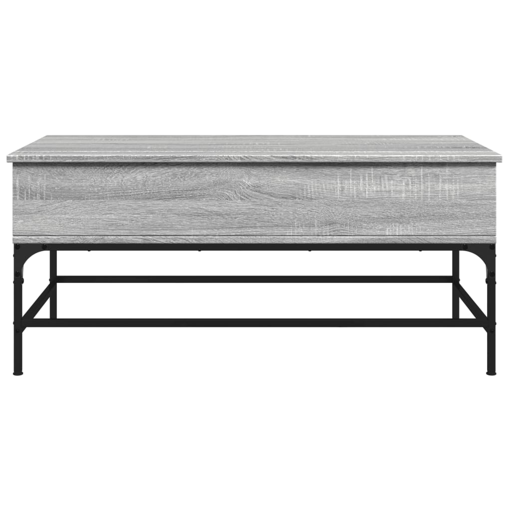  Coffee Table, Grey Sonoma Oak, 100x50x45 Cm