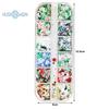 1 Box Christmas Nail Glitter Sequins Snowflake Pentagram Pattern Irregular Shape Festive Manicure Accessories