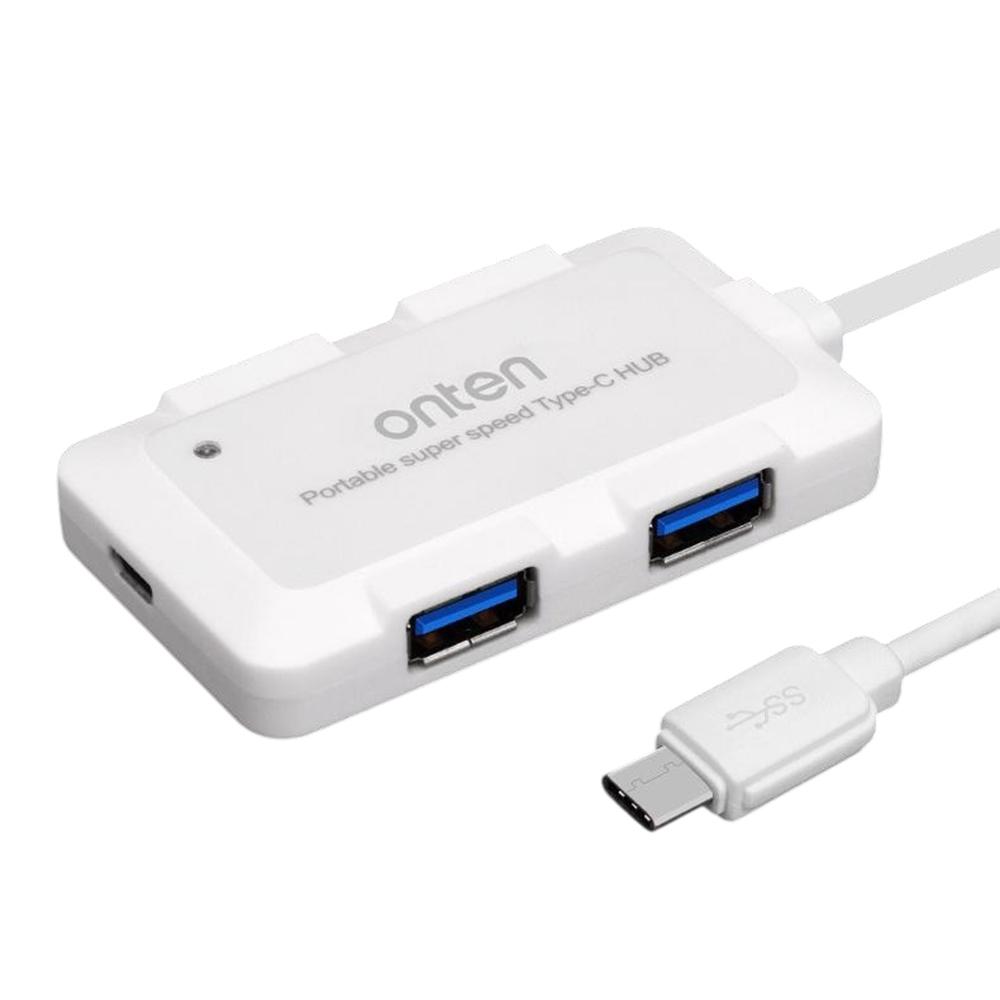 

ONTEN 9102B 4 Port USB 3.0 HUB For Computer Type-C Splitter High Speed Data Transfer Adapter A