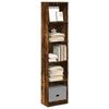 VidaXL Bookcase Smoked Oak 40x24x176 Cm Engineered Wood, Bookshelf, Book Holder, Book Support, Cabinet of 857796