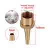 Adjustable Brass Straight Jet Fountain Nozzle 1/2" 3/4" 1" 1.5" Universal Sprinkler Garden Yard Landscape Water Column Ornaments