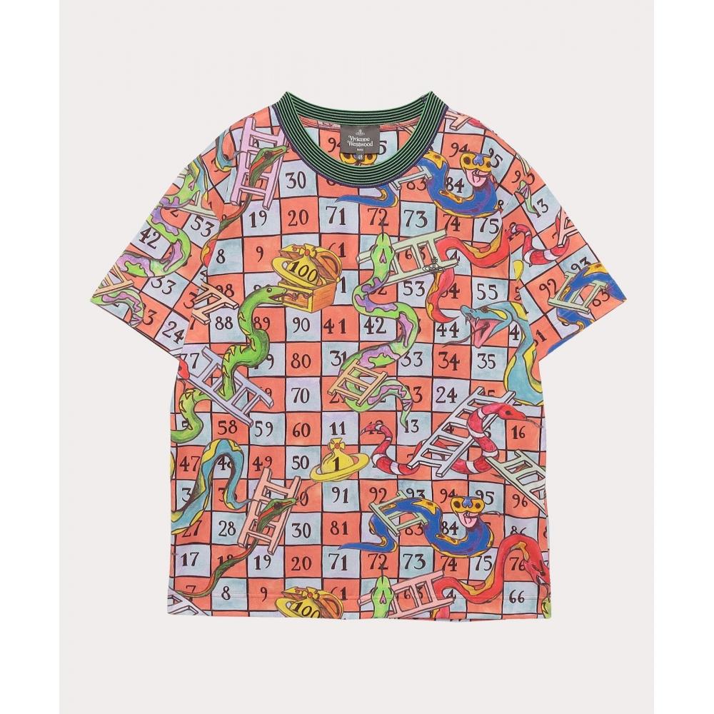 

Футболка Vivienne Westwood Japan SNAKES AND LADDERs Relax 2490155113 Красный 42