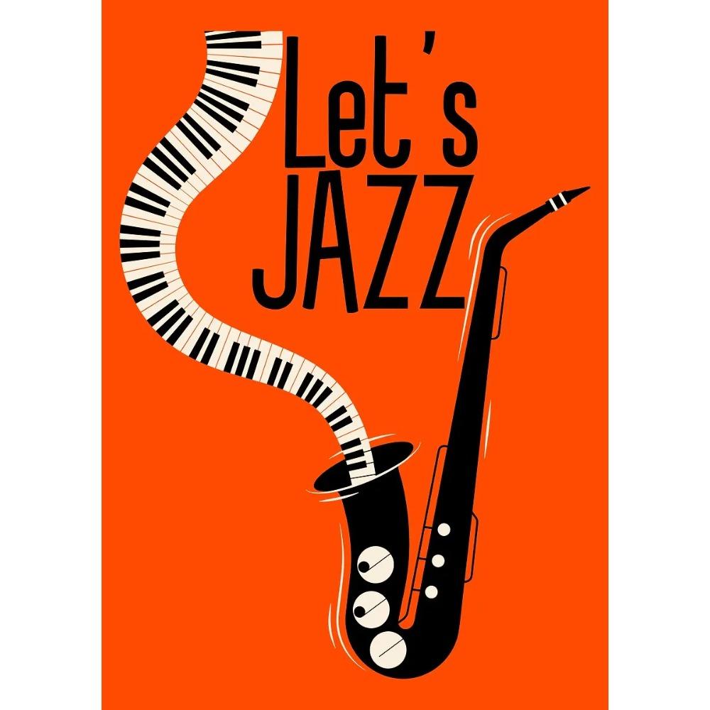 1pcs Frameless Jazz Club Black Cat Piano Vinyl Poster Retro Canvas Painting Printing Nordic Wall Picture Living Room Home Decor