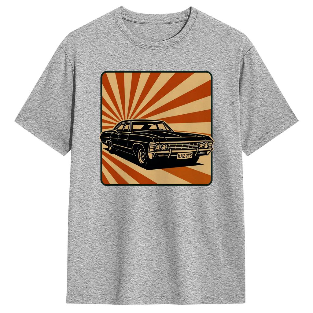 Retro Baby Supernatural TShirts Unisex  Funny 100 Cotton Tees Round Collar Short Sleeve T Shirt Printed Clothing
