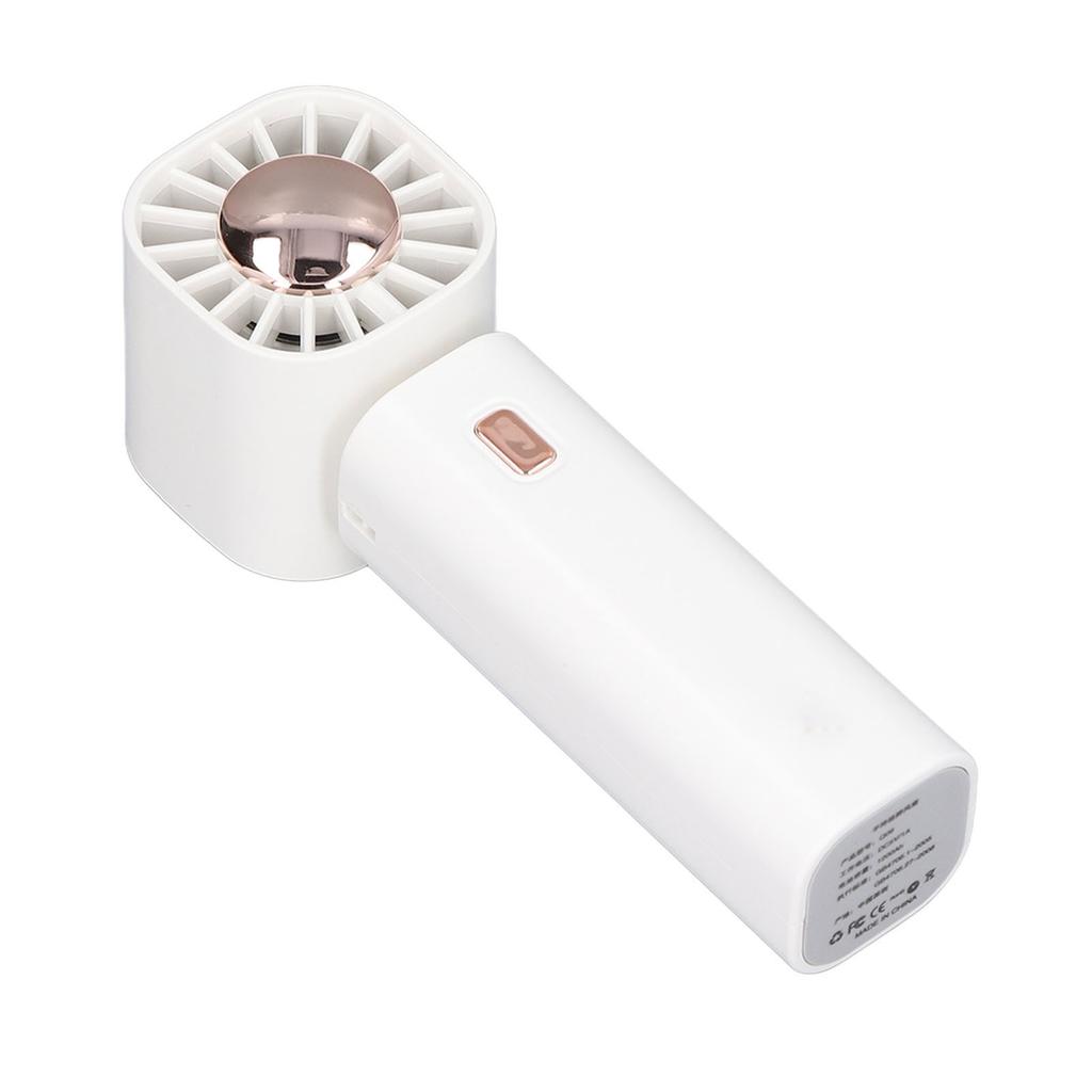 Handheld Fan Hanging Design Type C Rechargeable Portable Cooling USB Fan for Indoor Outdoor 5V 1A