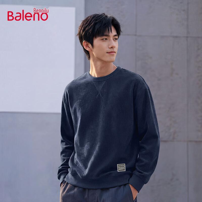 Baleno Men s Casual Logo Crewneck Sweatshirt XL