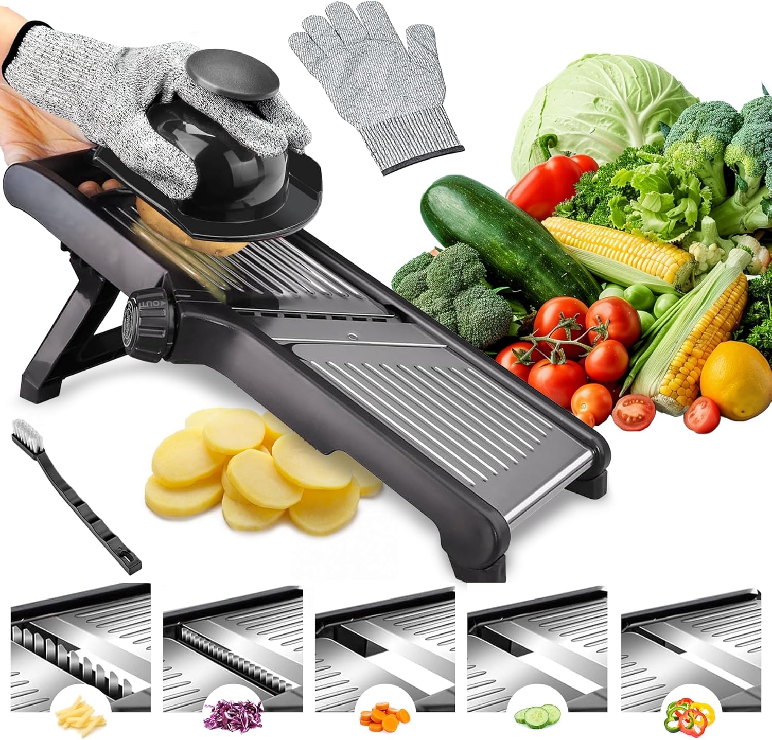 

slicer for kitchen,commercial mandolin Potato Slicer,Vegetable United States