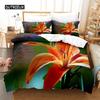 Yellow Flowers  Queen Size Bed Ensemble Comforter Cover Sets Bedding Digital Printing Bed Linen King Size Size Comforter Cover Kit Bed Ensemble