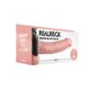 RealRock - StrapOn Vibrating Dildo with Testicles 18 Cm
