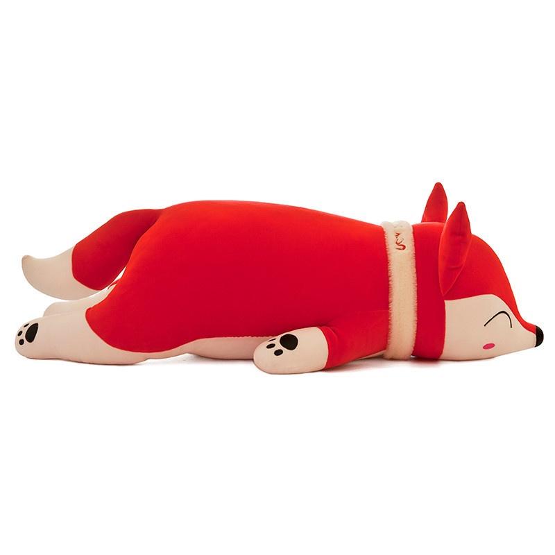 Large Fox Plush Toy Soft Stuffed Animal Pillow Creative Gift For Girls Birthday Present 35cm 50cm 60cm 70cm 90cm 1.2m