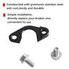 Billet Aluminum Oil Pump Pickup Tube Brace Girdle Brace Hold Down For GEN III IV LS1 LS2 LS3 LS6 Corvette Trans Black FP-1046