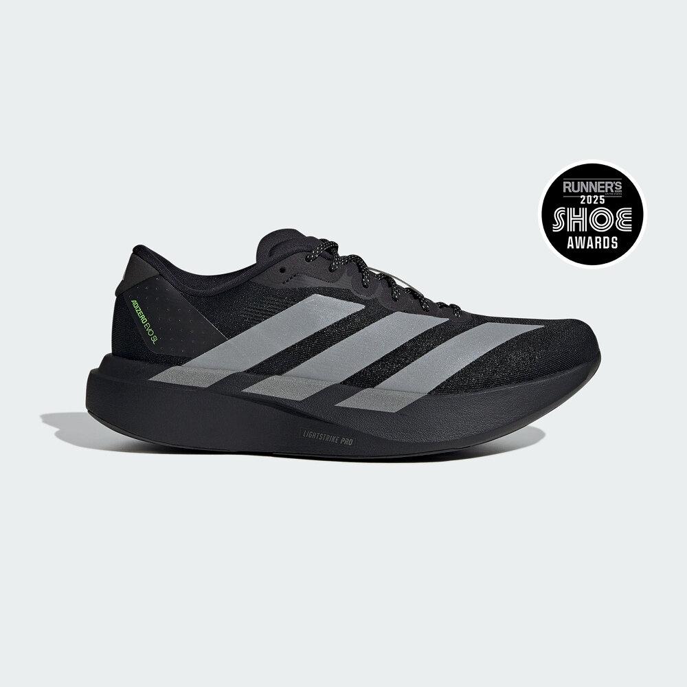 adidas Adizero Evo SL Black Silver Metallic Signal Green 41