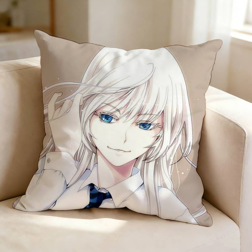 Action Anime J-Jormungand K-Koko Hekmatyar  Square Double-Sided printed Pillow Case Bedroom Bedside Pillow Sofa Cushion Cover