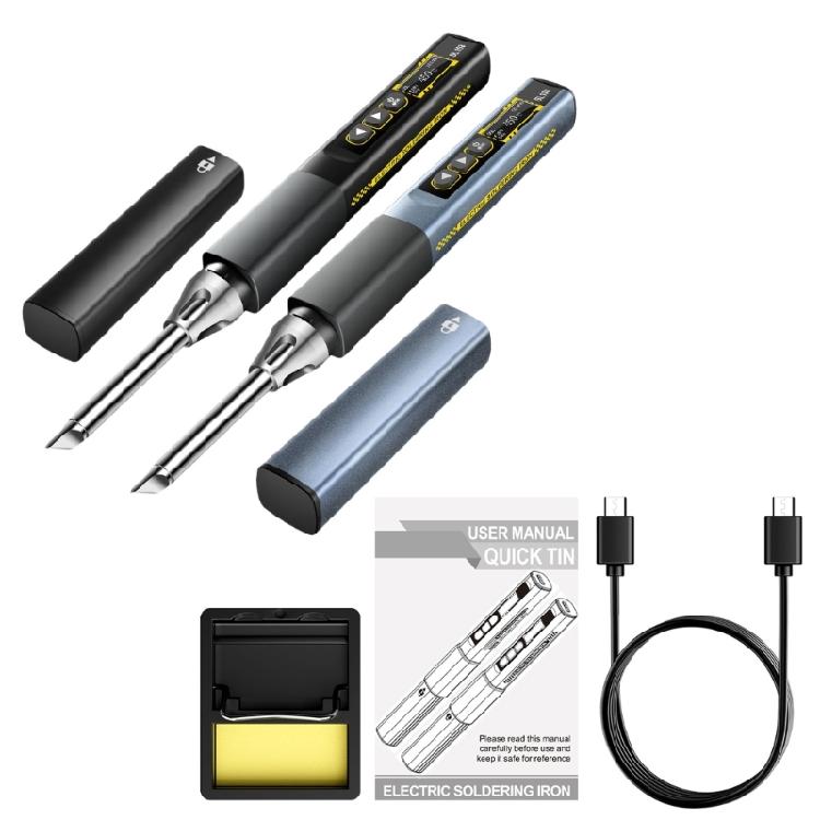 Mini Electric Soldering Iron 96W Adjustable Temperature Fast Heating Portable Digital Display Welding Iron Tool Kits