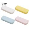 Compartment Pencil Holder Large Capacity Case with Compartments, Macaron Color Plastic Stationery Storage Box Box, Portable Student Pen Bag for School