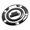 Black Rubber Motorcycle Tank Sticker Scratch Protection And Stylish Upgrade Gas Tank Sticker For Multiple Model