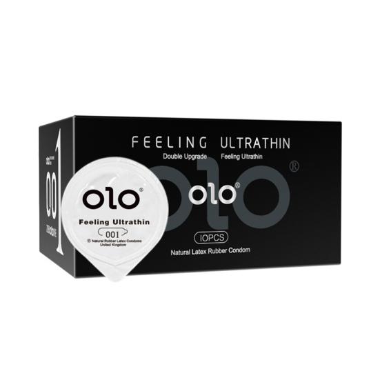 10Pcs Ultra Thin Latex Adult Contraception Hyaluronic Acid Lubricating Condoms