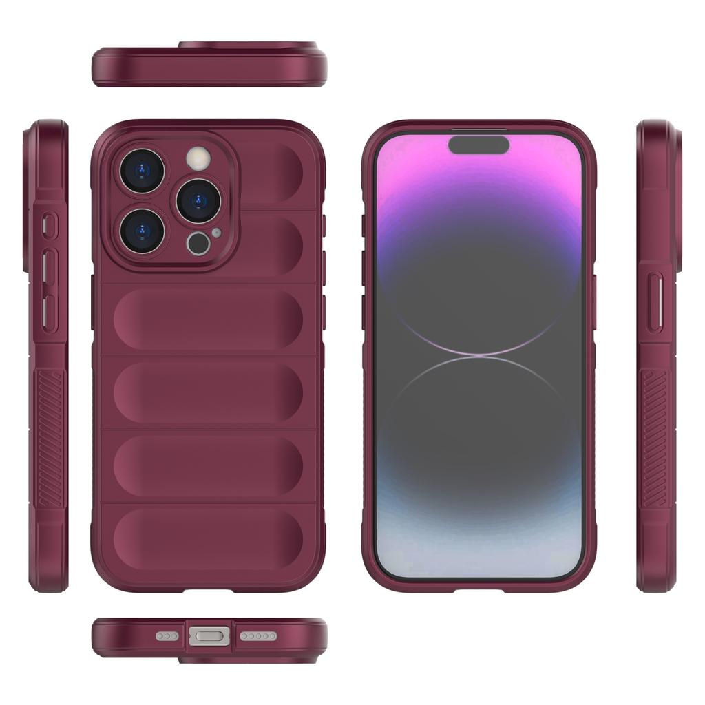 For iPhone 15 Pro Slim-Fit TPU Mobile Phone Case Anti-drop Rugged Cell Phone Back Cover
