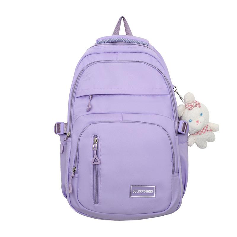Large Capacity Lightweight Nylon Backpack For Girls High School College Students Ins School Bag