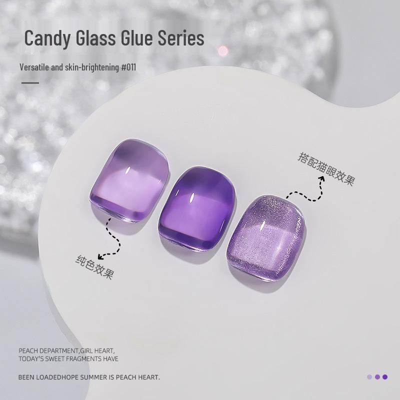 

Весна 2024 Фруктовый Леденец Стеклянный Гель для Ногтей - Дофаминовый Твердый Леденец Янтарный Лед Прозрачный