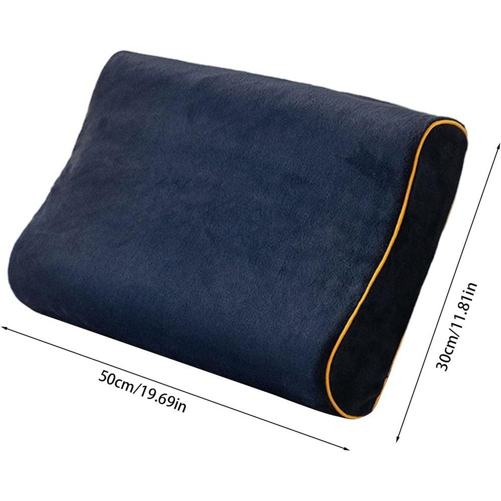 Skin-Friendly Soft Milk Velvet Pillow Case Comfortable Warm Pillow Cover Solid Color Memory Neck Pillow Pillowcase Pillow