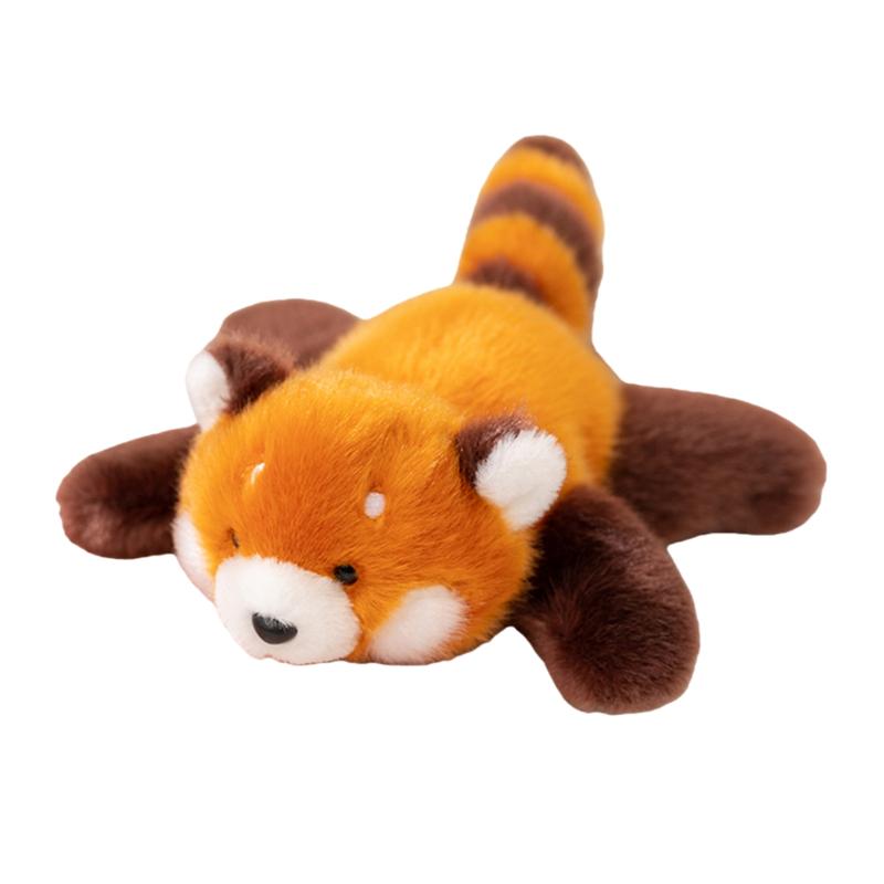Cute Desktop Animal Plush Toy Set Magnetic Prone Cartoon Rabbit Panda Penguin Dog Cat Tortoise Soft Doll Funny Office Decor Gift