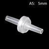 1Pc Plastic Check Valve Water Stop Valve For Gas Water Pipe Prevents Backward Flow Suitable For Home And Office Use