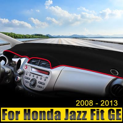 Kryt palubní desky auta Vyhněte se světelné podložce Sluneční clona Anti-UV koberce Protiskluzové podložky pro Honda Fit Jazz GE 2008 2009 2010 2011 2012 2013