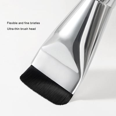 Ultradünner Foundation-Pinsel, leichter Konturpinsel für das Gesicht, flacher Konturpinsel, zum Verblenden von Foundation-Creme, Make-up-Pinsel, Schönheit