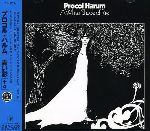

CD PROCOL HARUM, THE EDMONTON SYMPHONY - A Whiter Shade Of Pale +4 VICP62732 Cube Records 2004 Japan ObiRock Used