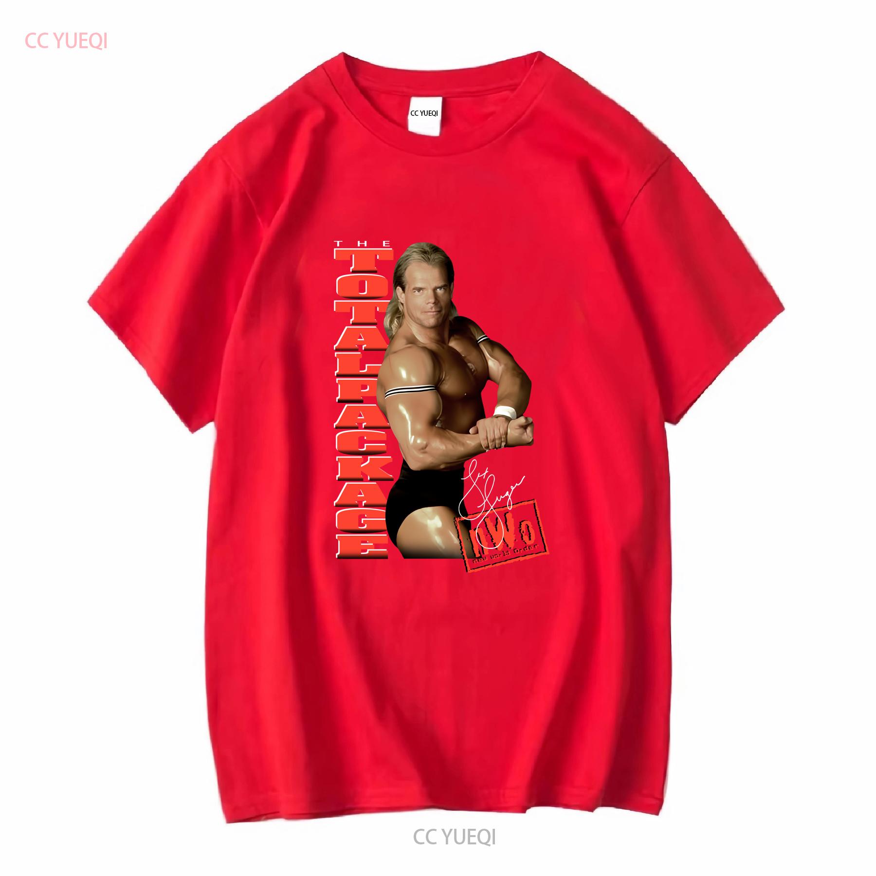 Футболка Lex Luger The Total Package с длинным или коротким рукавом винтажная стираная удобная мягкая футболка для повседневной носки унисекс S