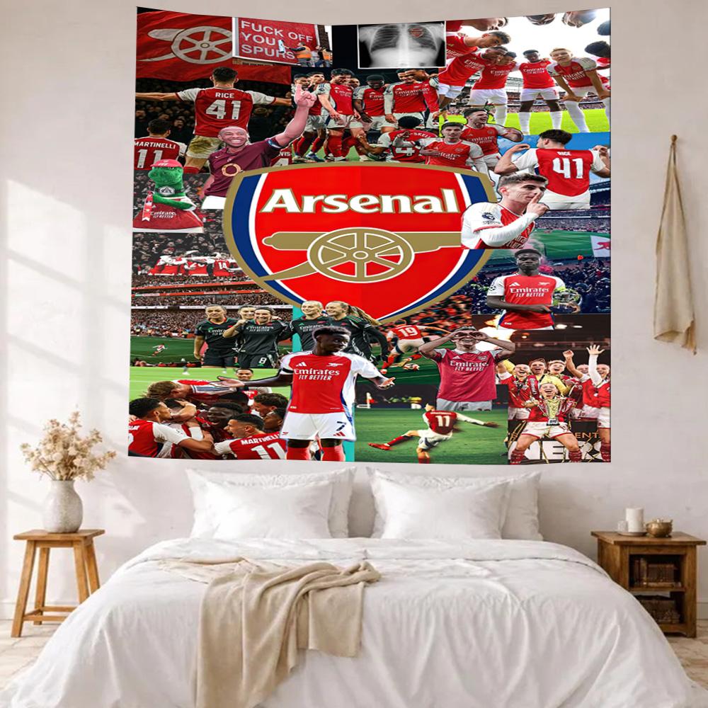 Arsenal Wall Decor Tapestry Art For Pet Memorial Birthdaywedding Party Backdrop Family Gift