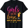 Girls On The Loose Tie Dye Weekend Trip 2025 T Shirt