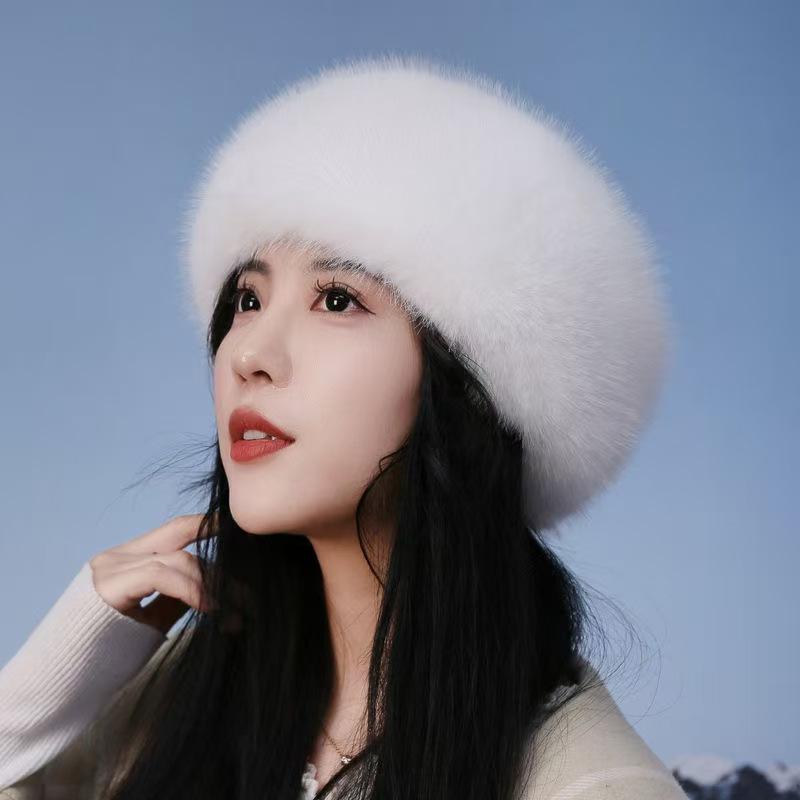 Women s Thickened Imitation Fox Fur Headband & Arm Warmers Set
