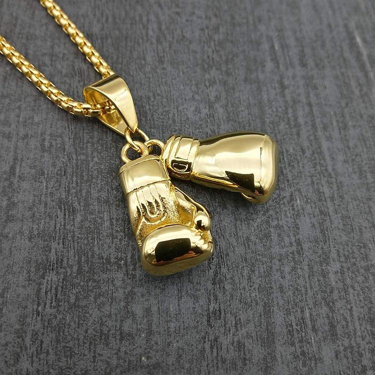 

Europe, America, Jewelry, Vacuum-plated Gold Double Gloves, Pendants, Necklaces, 2026. 60CM
