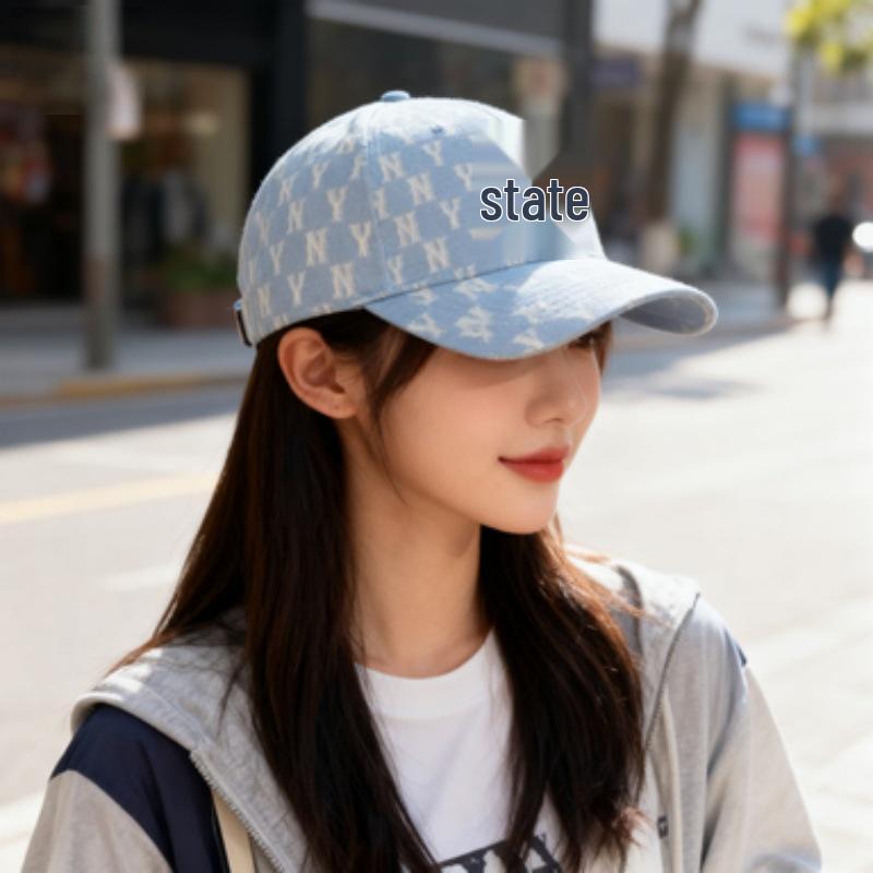 Adjustable NY Yankees & LA Baseball Cap, Unisex Sunshade Duckbill Hat