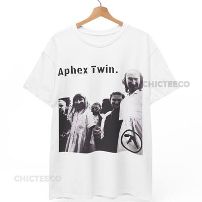 Aphex Twin Koszulka Ambient Works Records Koszulka dla Fanów Aphex Twin Koszulka Unisex Elektroniczna