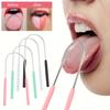 Stainless Steel Tongue Scraper,Tongue Coating Cleaner, Tongue Coating Brush Oral Cleaning Tool, Reduces Bad Breath, Tongue Scrub
