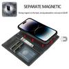 Retro 2 In 1 Abnehmbare Magnetische Flip Wallet Ledertasche für iPhone 15 14 13 12 Pro Max 14 Plus für Samsung S23 S22 S21 Ultra Plus A13 A14 A52 A72