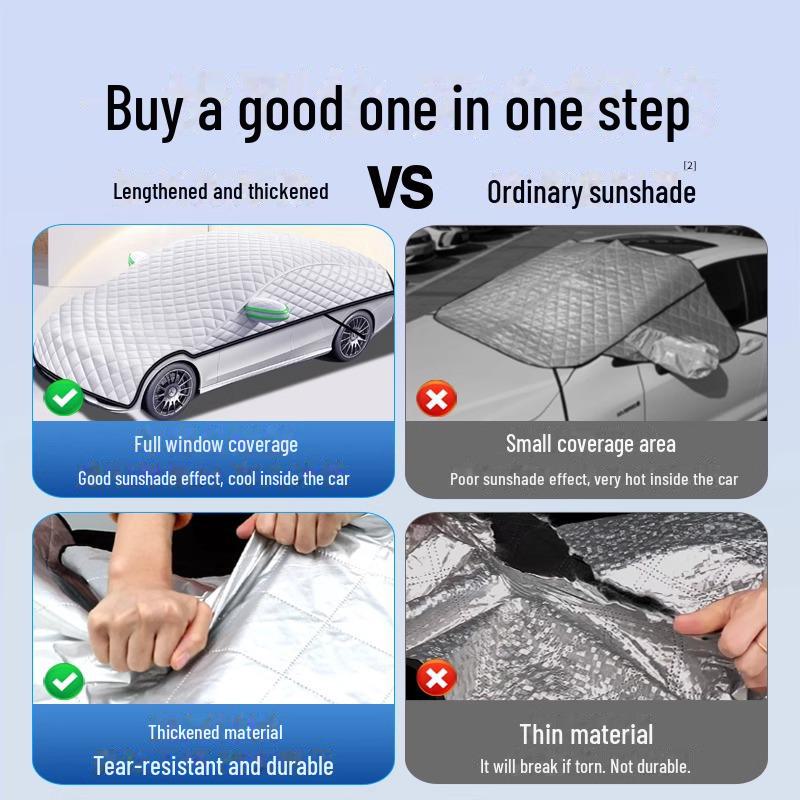 "Parasolar și Husă Auto": Izolare termică, Protecție solară, Umbrelă parbriz față pentru mașini compacte"