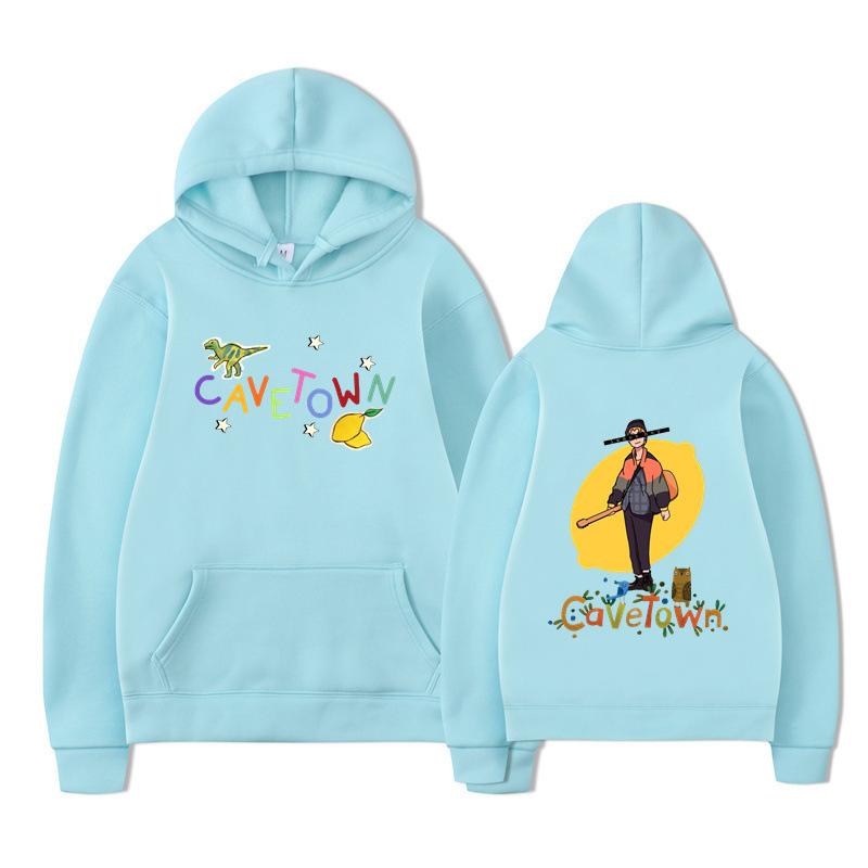 Autumn And Winter Sweater Cavetown Printed Trend Loose Sweater Hip Hop High Street Versatile Hooded Jacket Casual