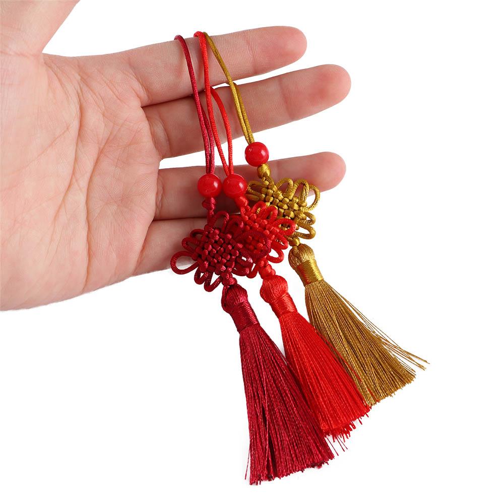 Pendant DIY Craft Chinese Knot Silk Tassel Pendant Chinese Knot Pendant Curtain Charms Tassel