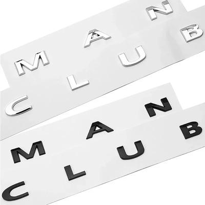 3D ABS Clubman Logo Car Rear Boot Trunk Emblem Badge Sticker