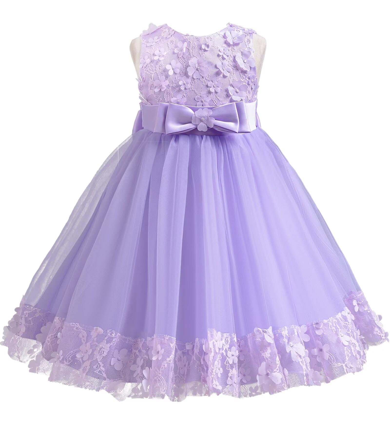 

Kayiyasu Formal Floral Cute Perfect for Piano and Sizes Children s Dress, Print, Skirt, Shichi-Go-San, Recitals, Concerts, Weddings, 110-160cm (140 фиолетовый