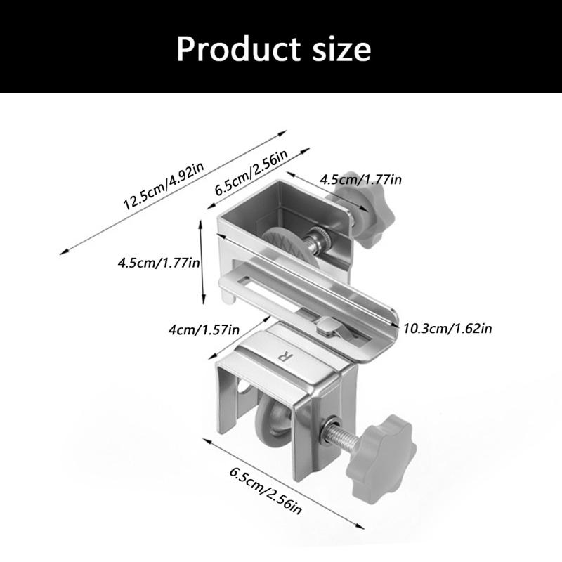 Strong Drawer Fixing Tool for Side Mount Installation Including Thick Plate & Movable Design Suitable for Easy Alignment