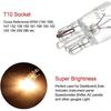 T10 501 Halogen Bulb 12V 5W Car License Plate Light 10PCS