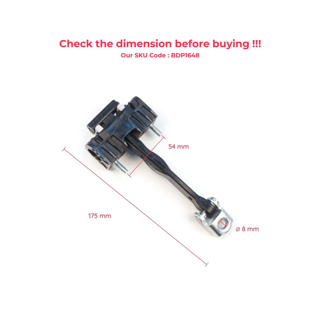 EDP1648 Front Door Stop Check Assy Limiter Strap for Volvo S90 MK2 234 V90 MK2 235 Estate 236 Cross Country 2016-On 31689103
