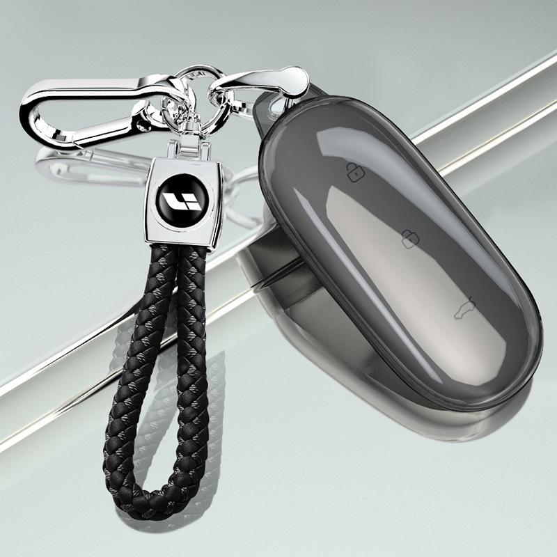 Li Auto L6/L7/L8/L9 & Mega One Key Case: Protective Transparent Shell with Buckle