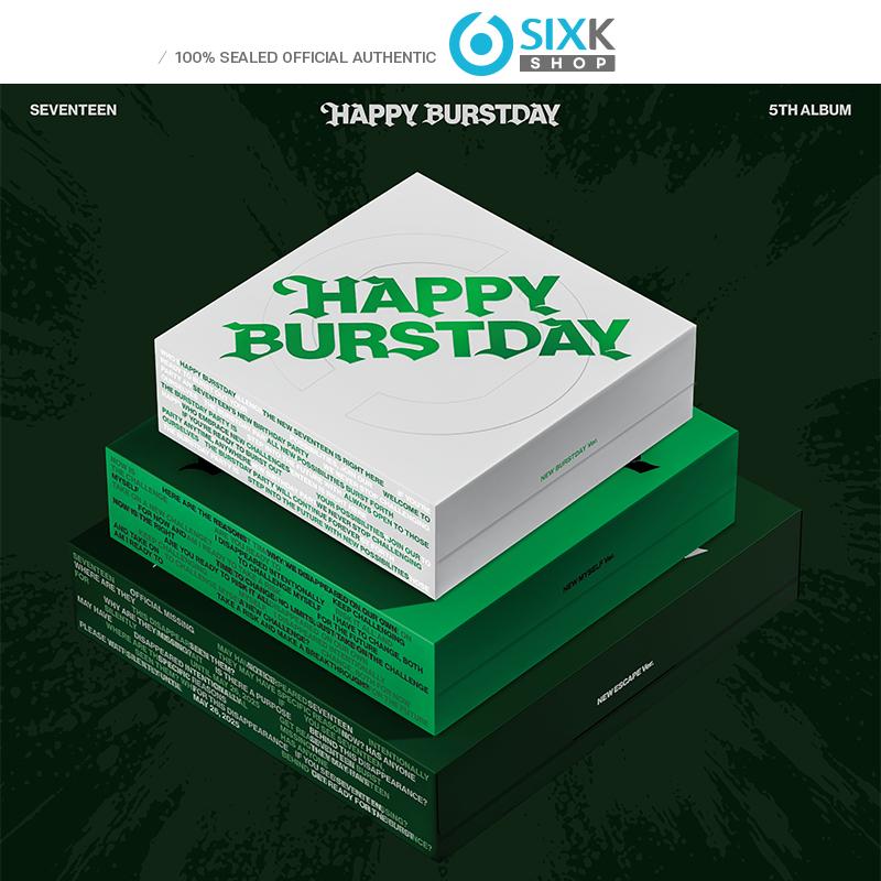 

[Предзаказ] [+2-й шанс в лотерее] SEVENTEEN 5-й альбом [HAPPY BURSTDAY] RANDOM / POB WITHMUU
